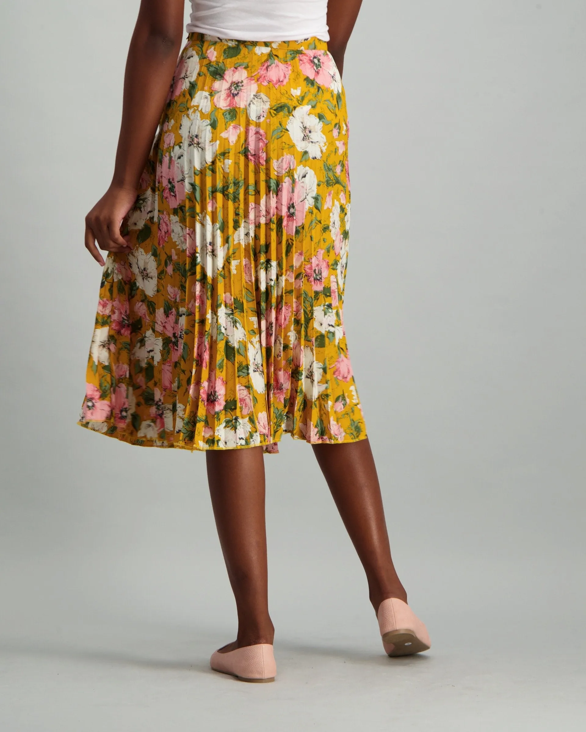 Ladies Floral Print Skirt - Floral