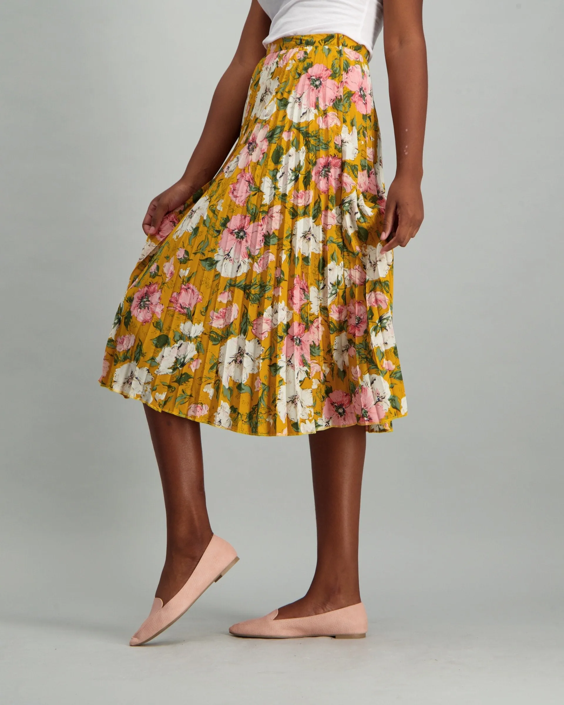 Ladies Floral Print Skirt - Floral