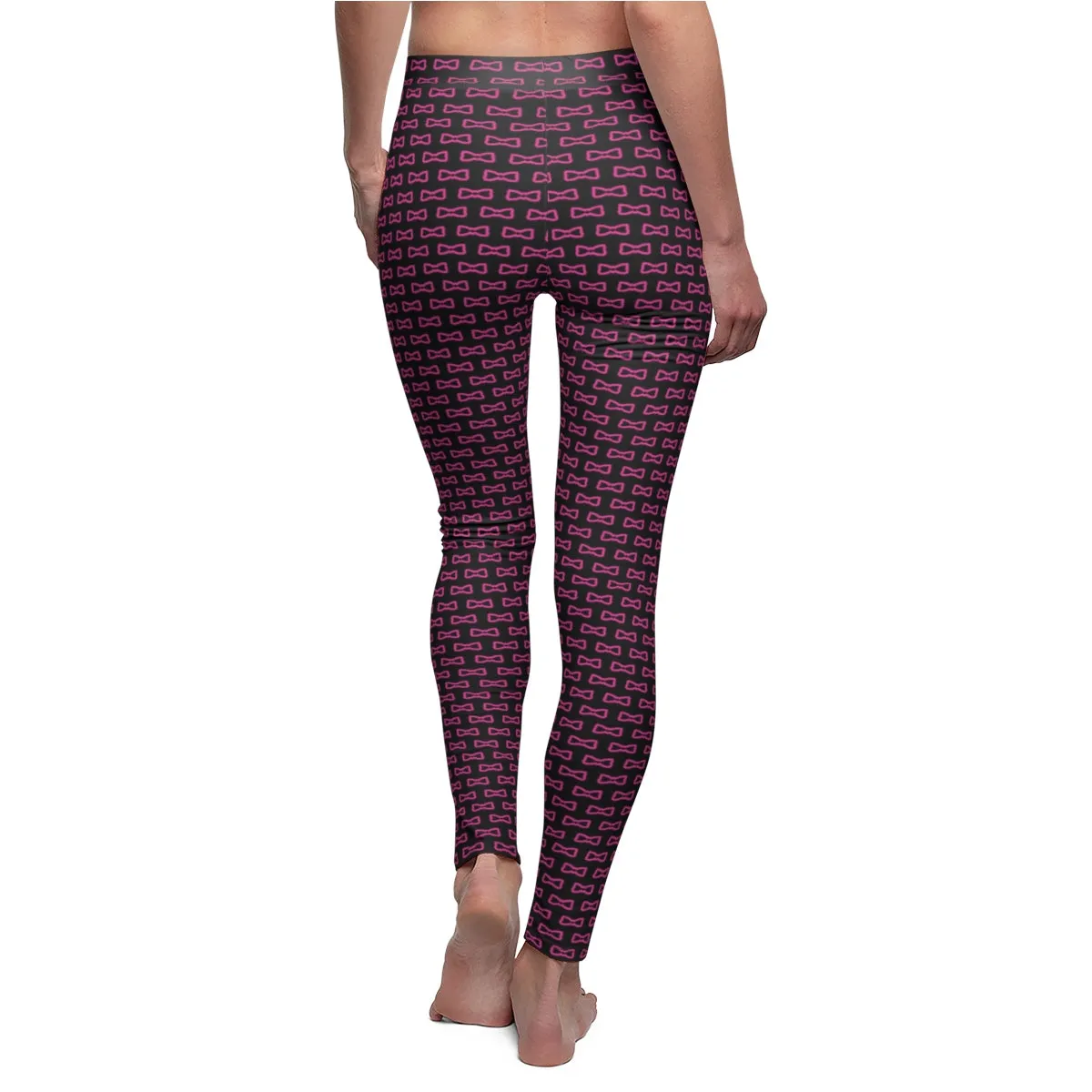 Lady B Black Bowtie Leggings