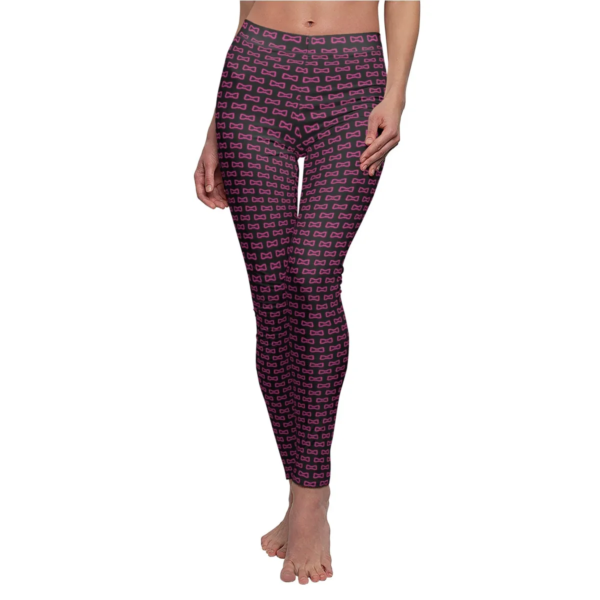Lady B Black Bowtie Leggings