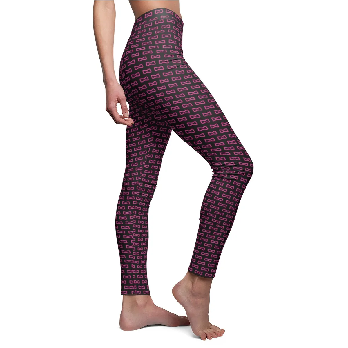 Lady B Black Bowtie Leggings