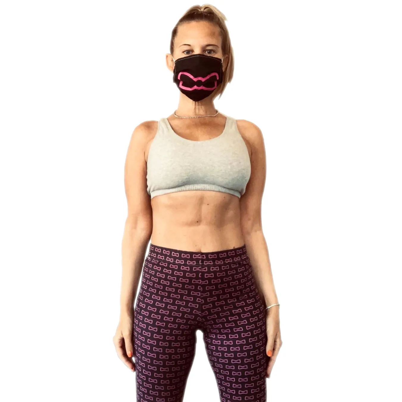Lady B Black Bowtie Leggings