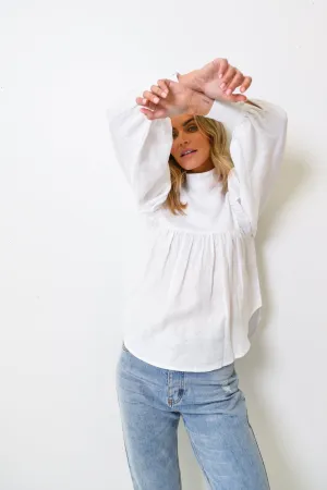 LAUREN BLOUSE - WHITE