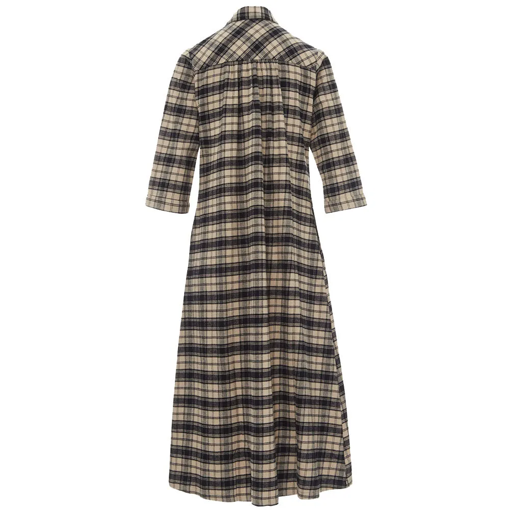 Leon & Harper Roxette Dress Check   Black