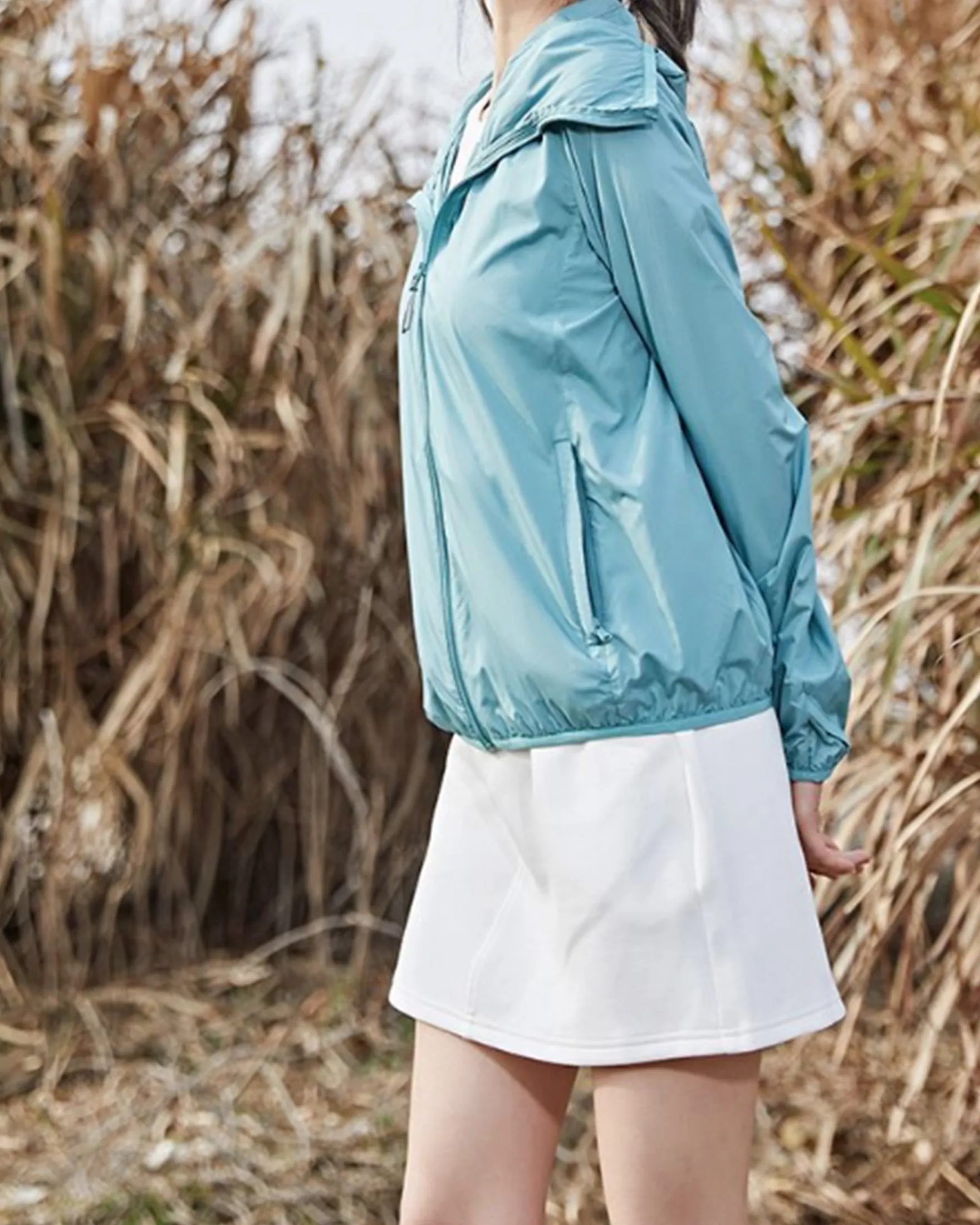 Lightweight Windbreaker Packable Hoodie Jacket