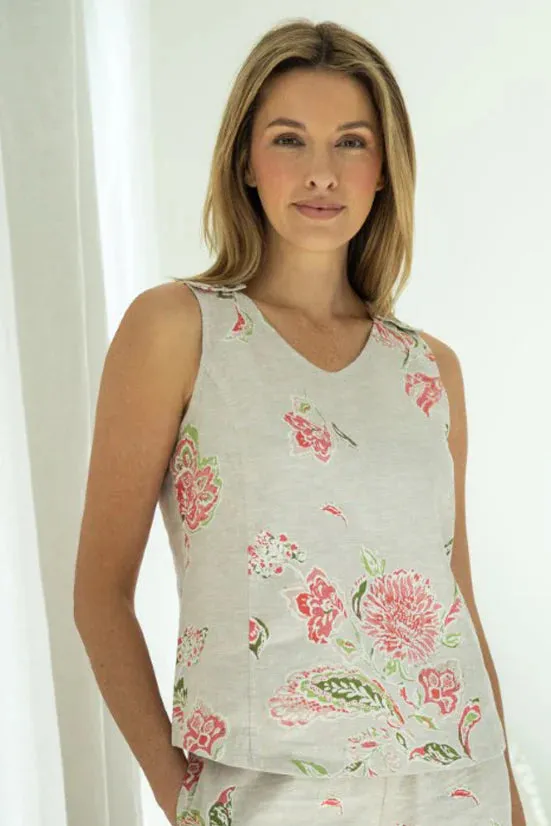 Linen Bloomer Veranda Tank