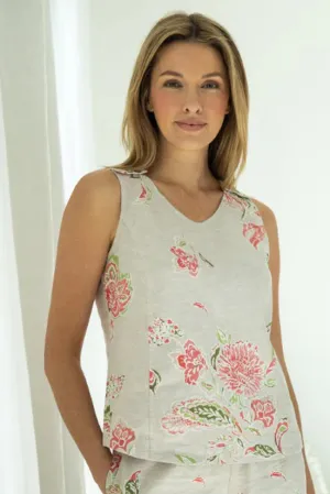 Linen Bloomer Veranda Tank