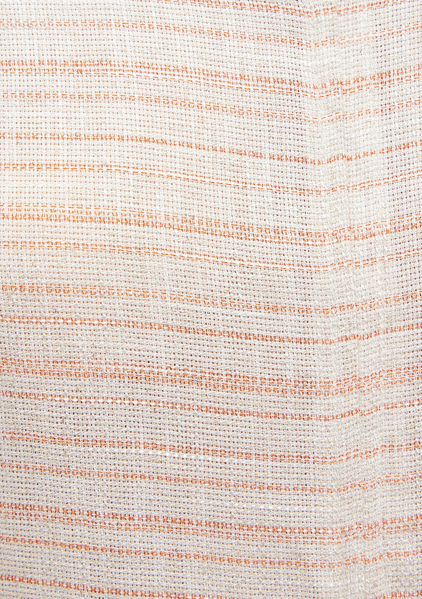 Linen Mix Striped Blouse