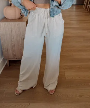 Linen Pants - Natural