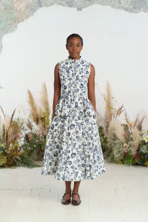 Linen Patterned Classic Skirt