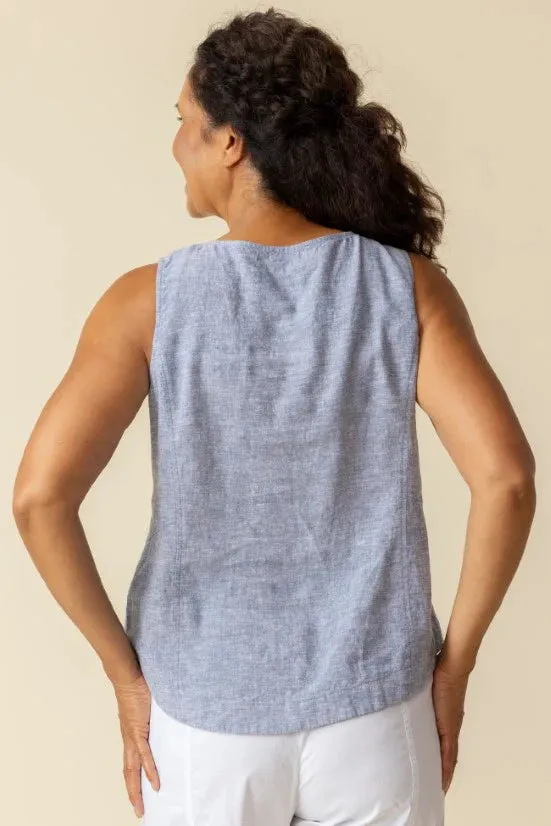 Linen Solid Freshen Up Tank