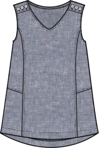 Linen Solid Freshen Up Tank