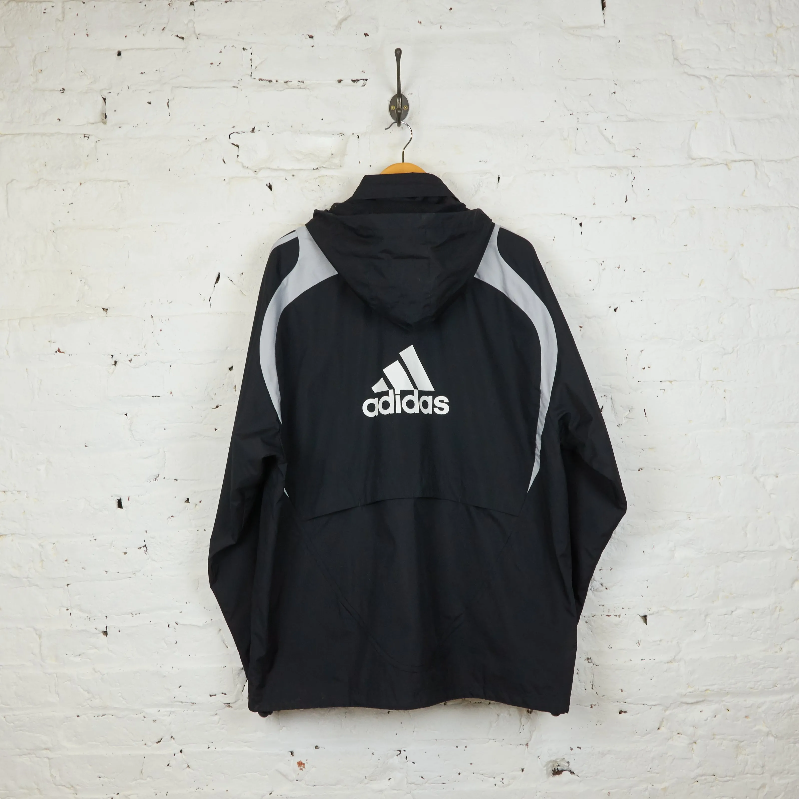 Liverpool FC Adidas Rain Jacket - Black - L