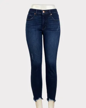 Loft Dark-Wash Blue Skinny Jeans (W29)