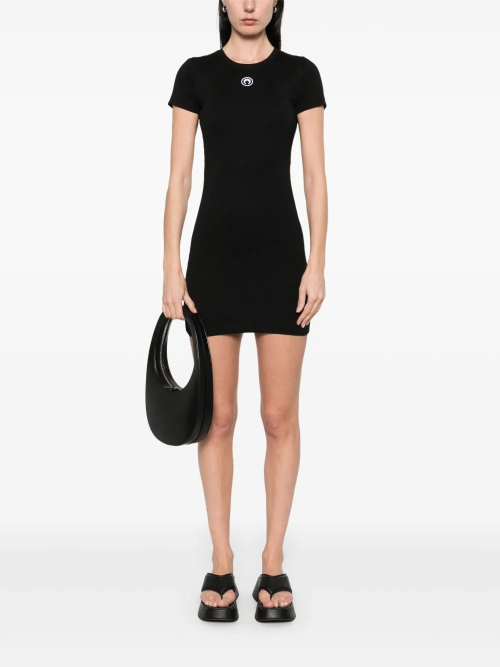 Logo cotton t-shirt dress