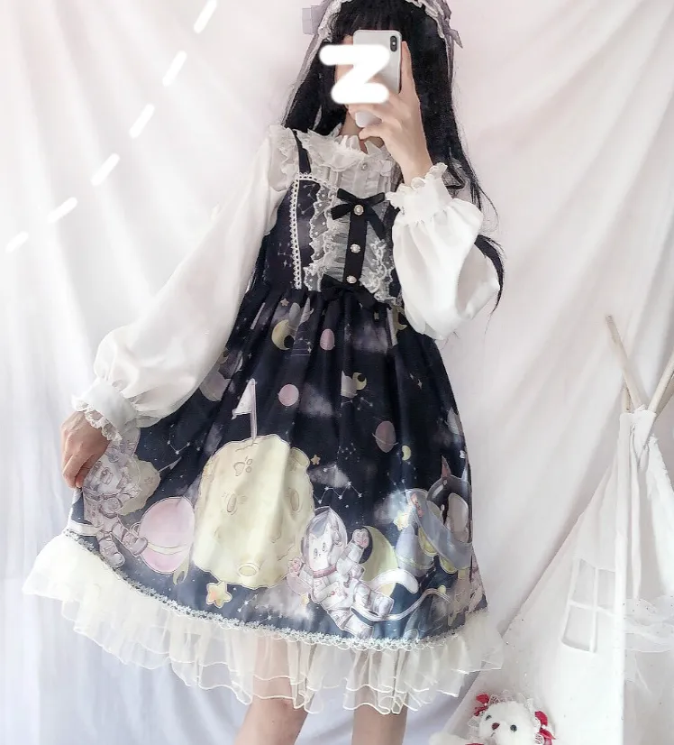Lolita cat gradient jsk dress yc22783