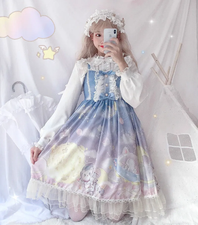 Lolita cat gradient jsk dress yc22783