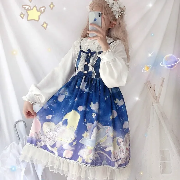 Lolita cat gradient jsk dress yc22783