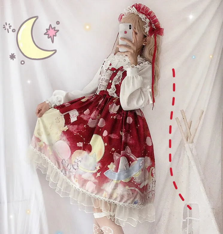 Lolita cat gradient jsk dress yc22783