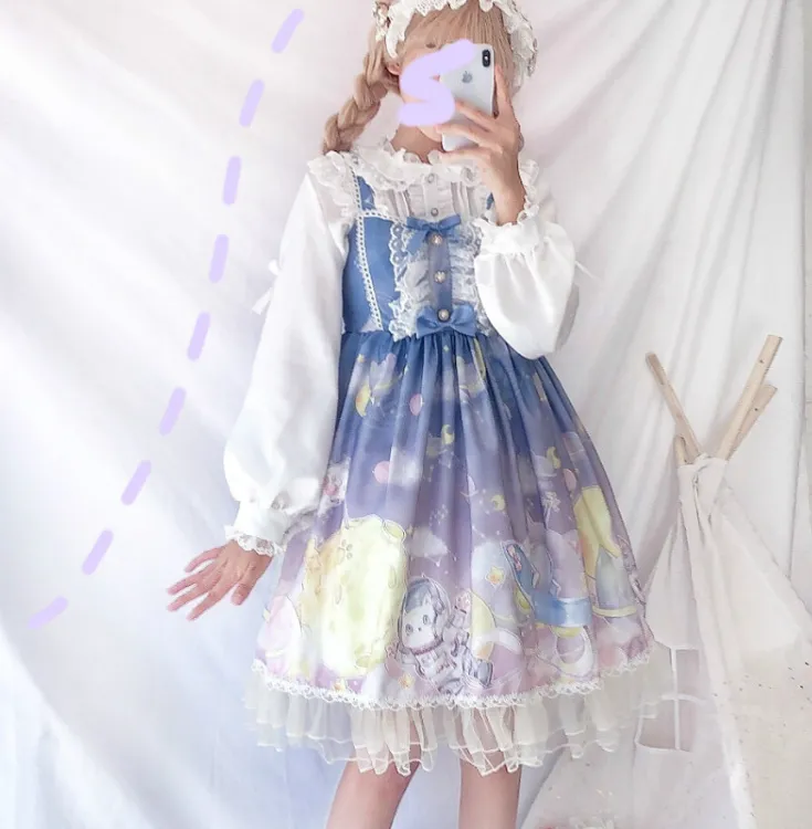 Lolita cat gradient jsk dress yc22783