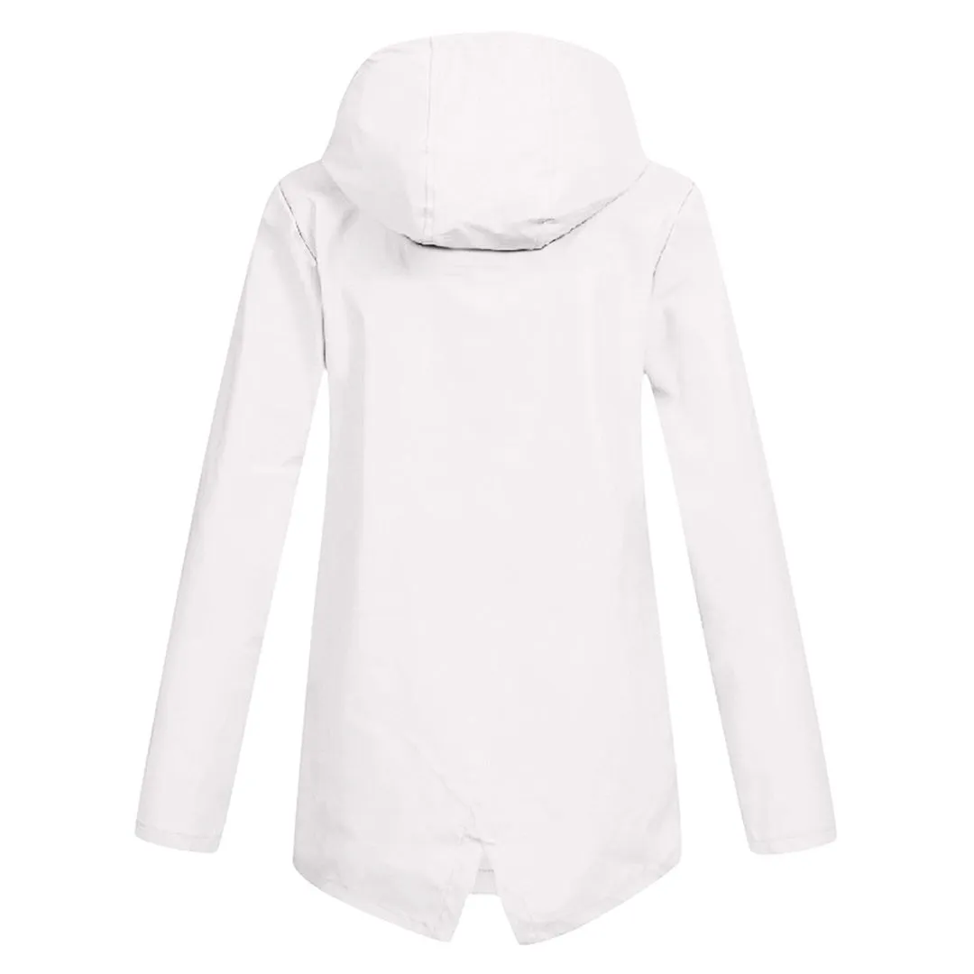 Long mackintosh with hood for women - Trendy fashion for any season