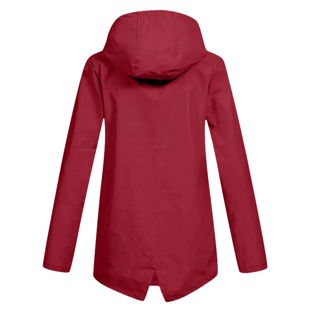 Long mackintosh with hood for women - Trendy fashion for any season