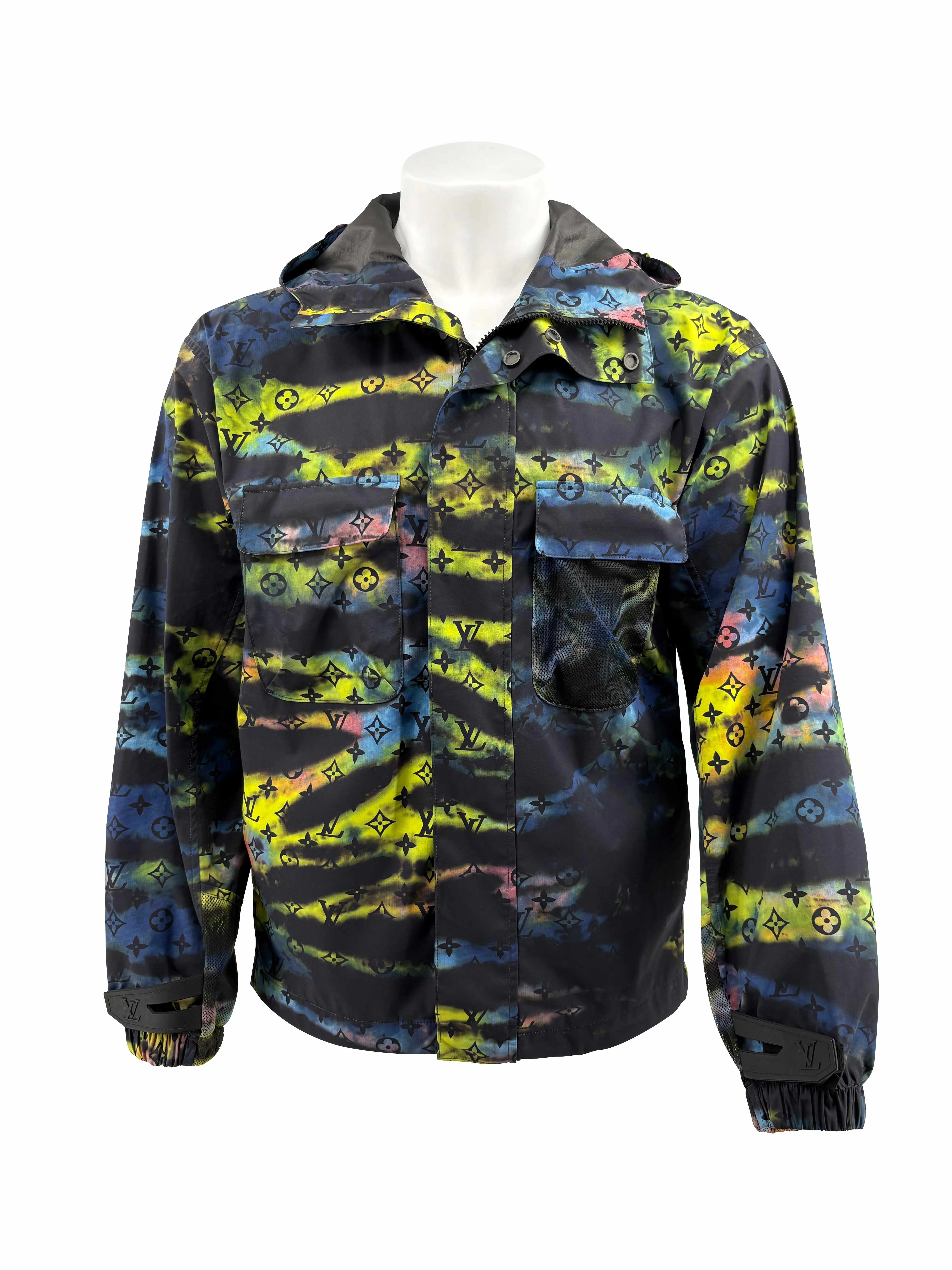Louis Vuitton Tie-Dye Camo Monogram Windbreaker - Multicolour