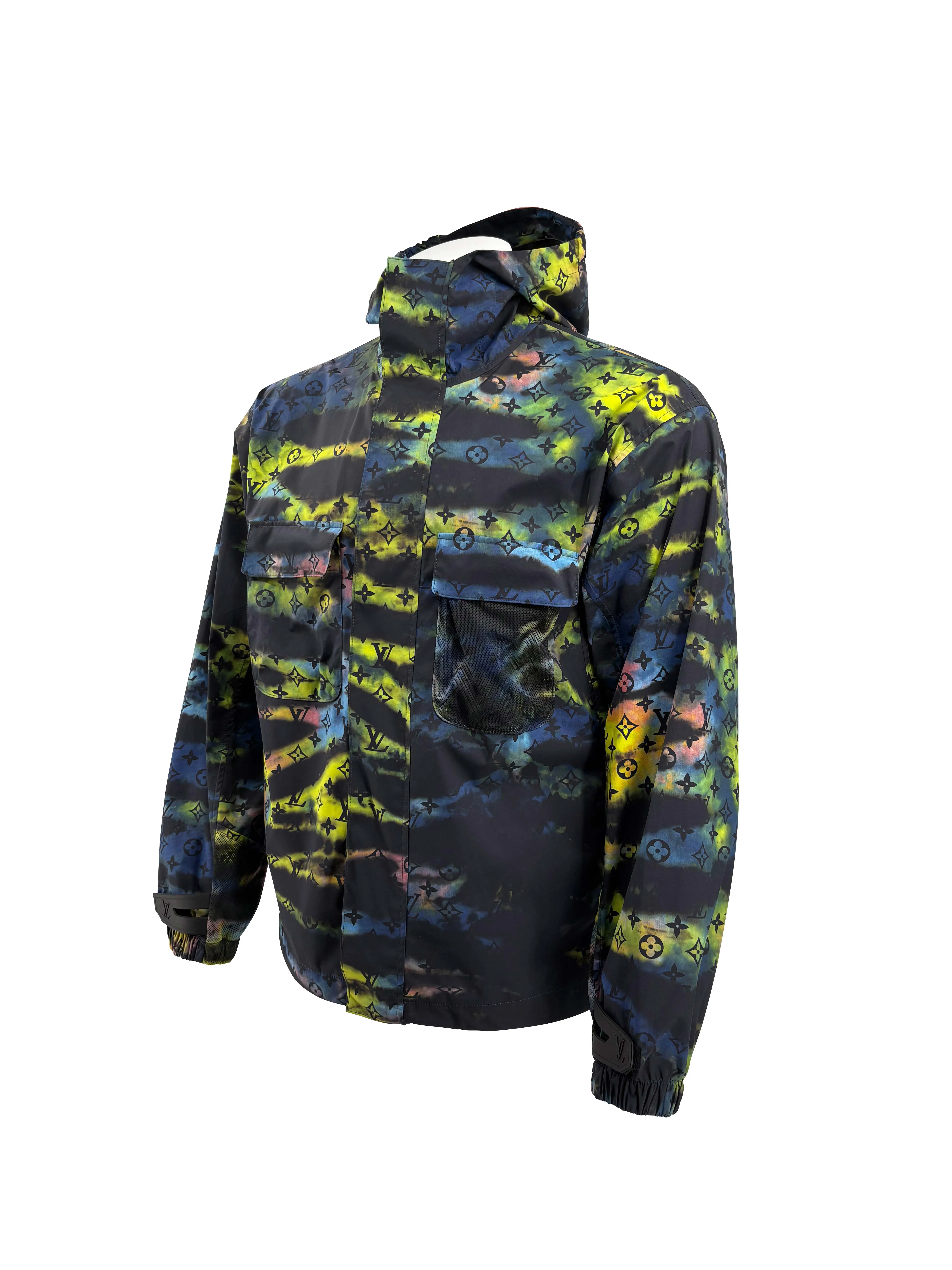 Louis Vuitton Tie-Dye Camo Monogram Windbreaker - Multicolour