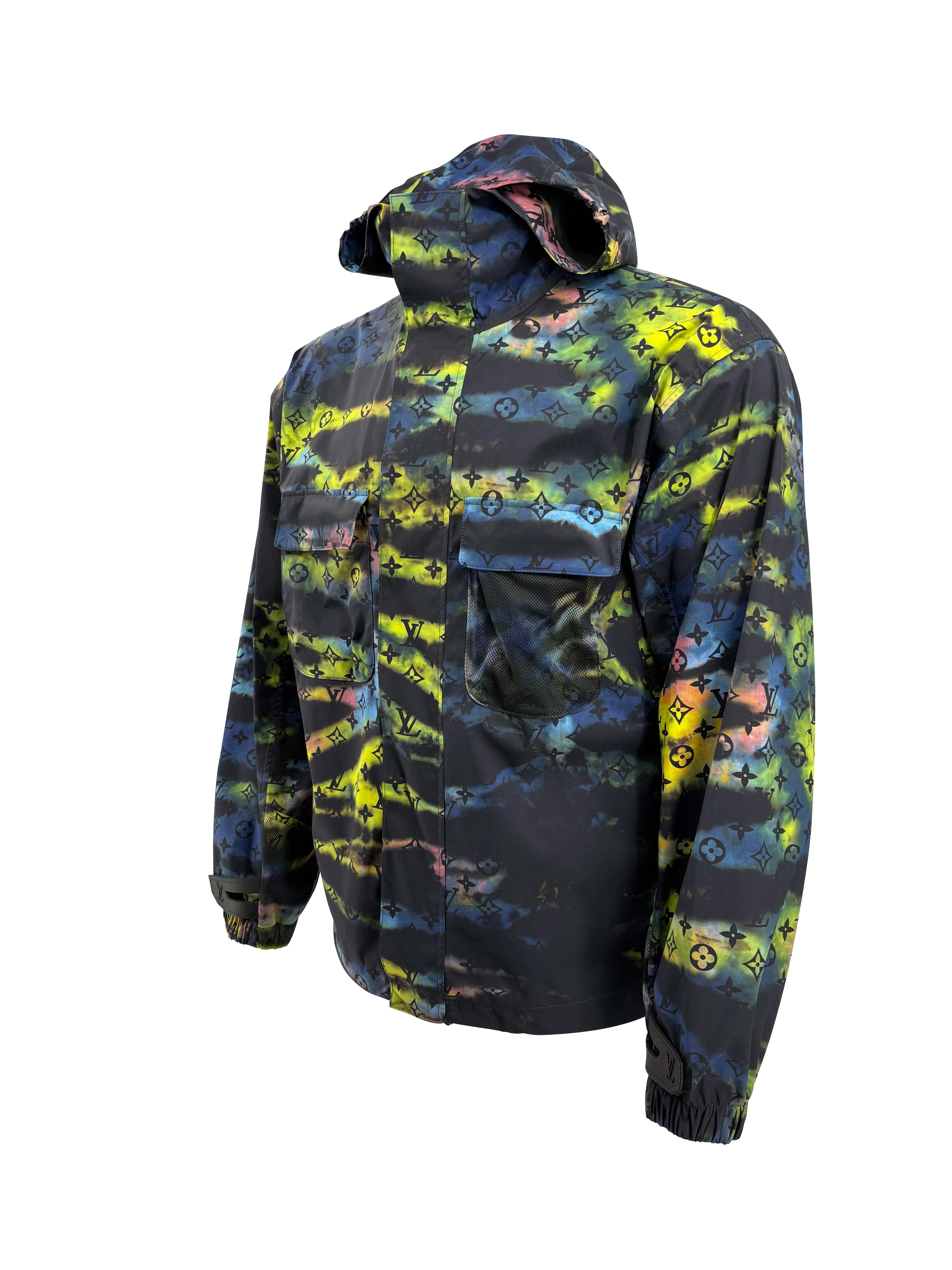 Louis Vuitton Tie-Dye Camo Monogram Windbreaker - Multicolour