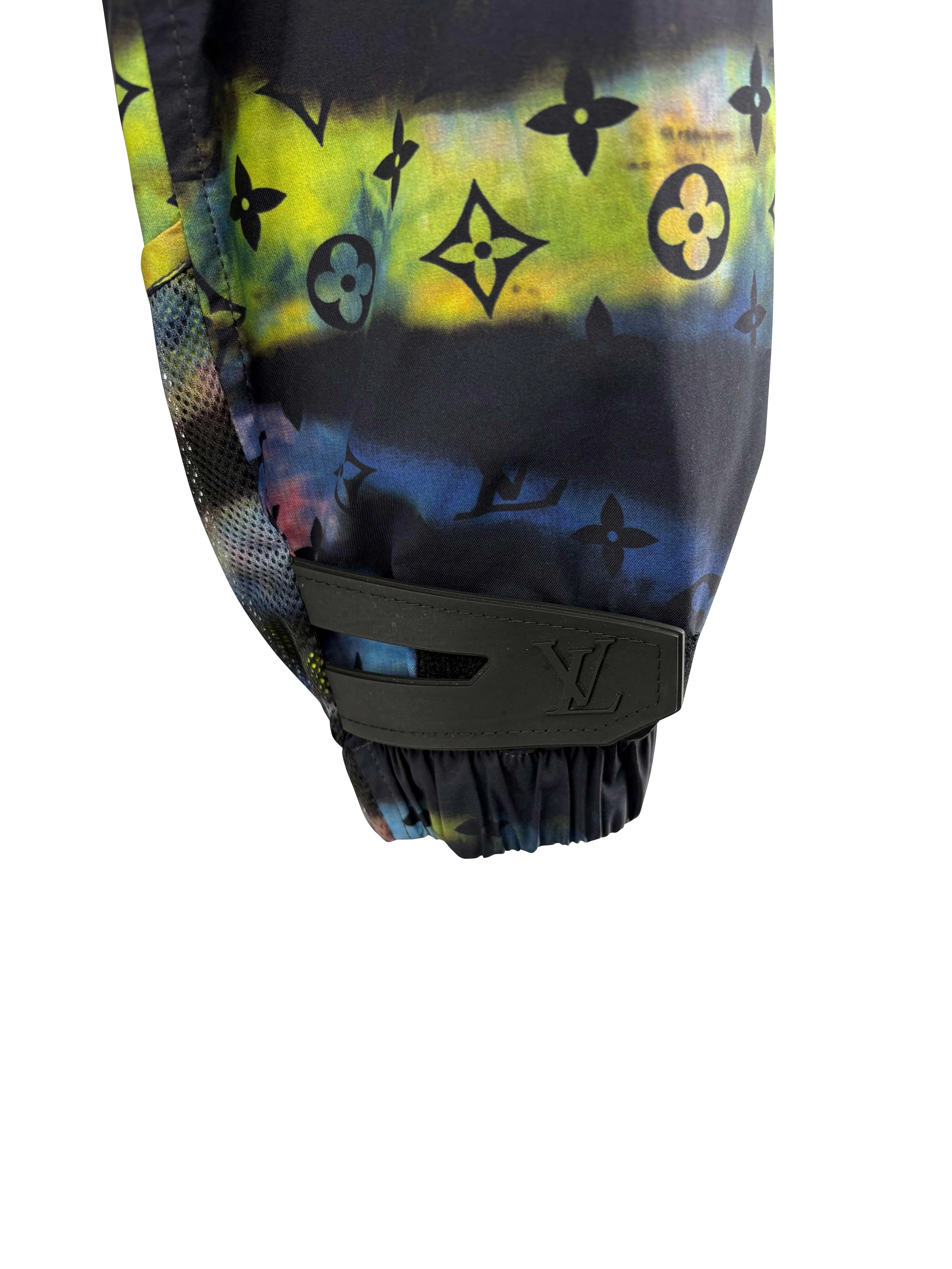 Louis Vuitton Tie-Dye Camo Monogram Windbreaker - Multicolour
