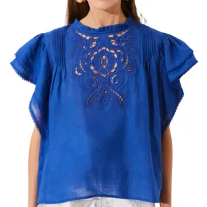 Love Blouse Royal Blue