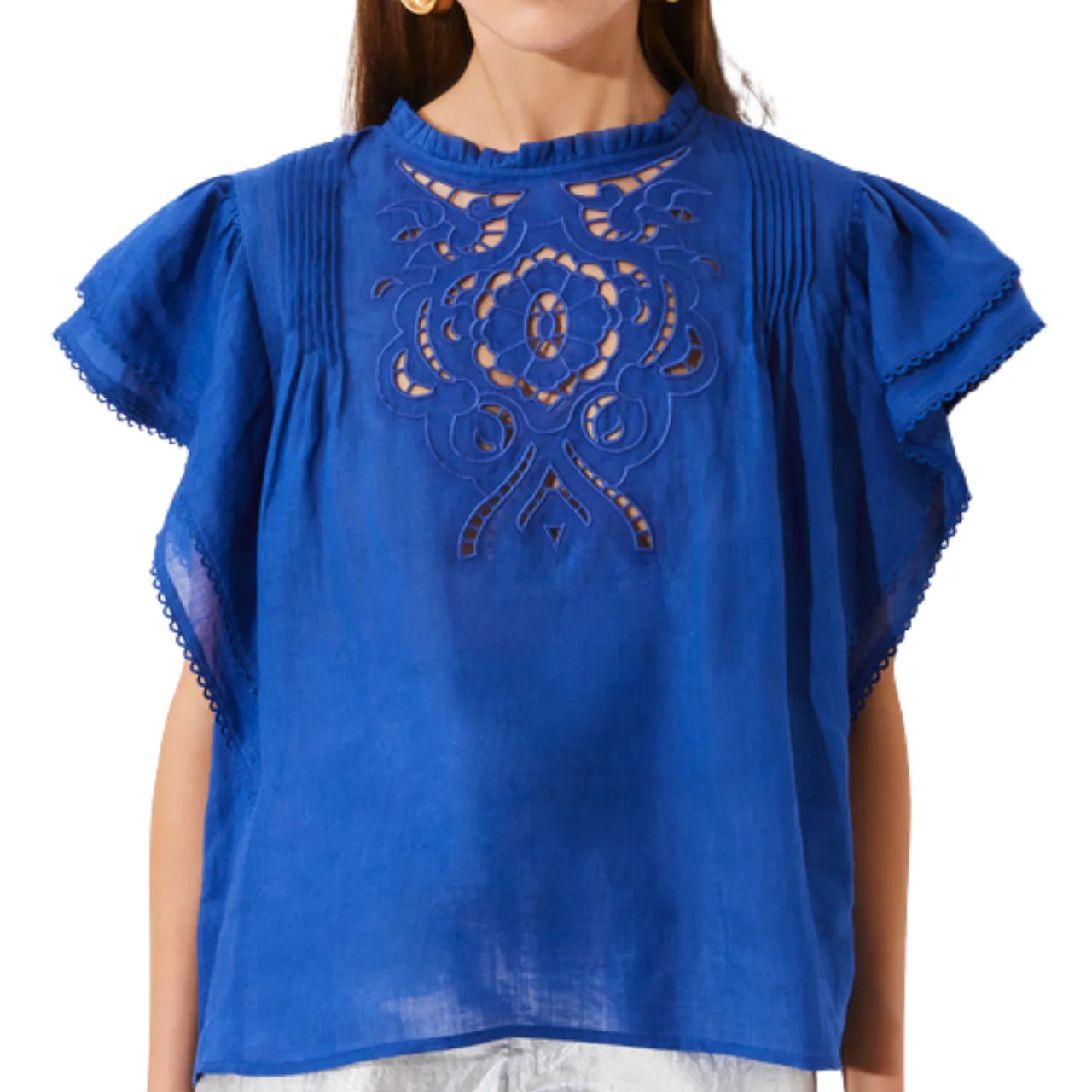 Love Blouse Royal Blue