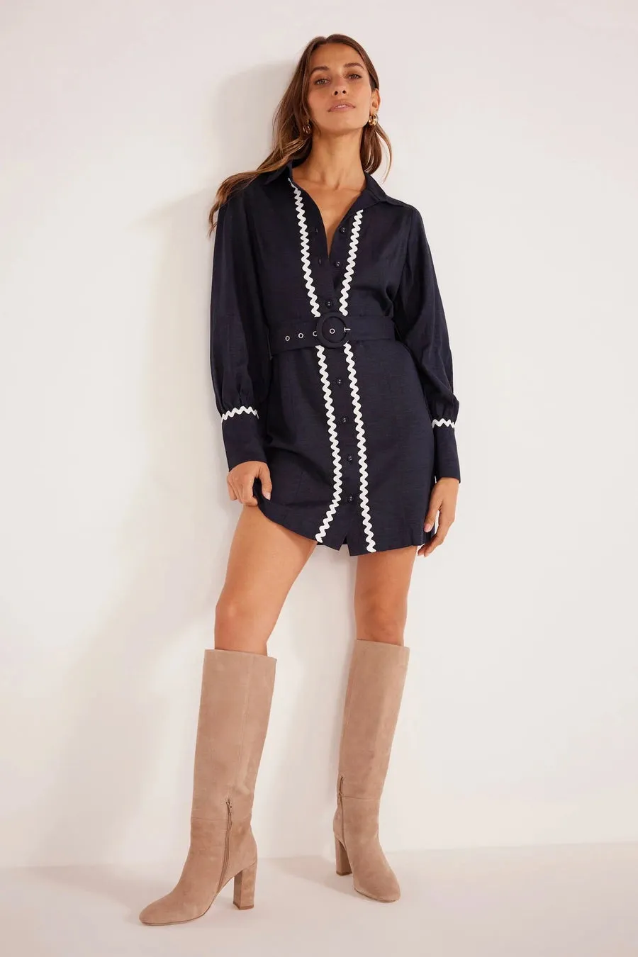 Lucy Rik Rak Mini Dress