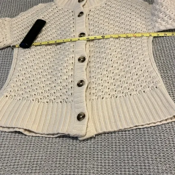 Madewell Surrey Bobble Popcorn Knit Cardi Sweaterer