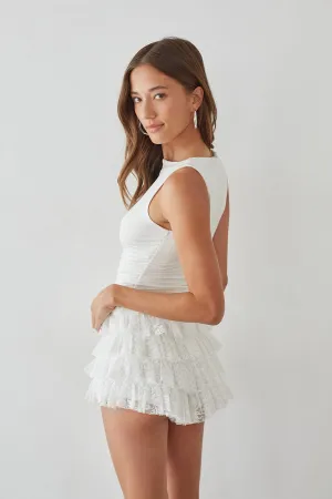 Marie Lace Ruffle Bloomers