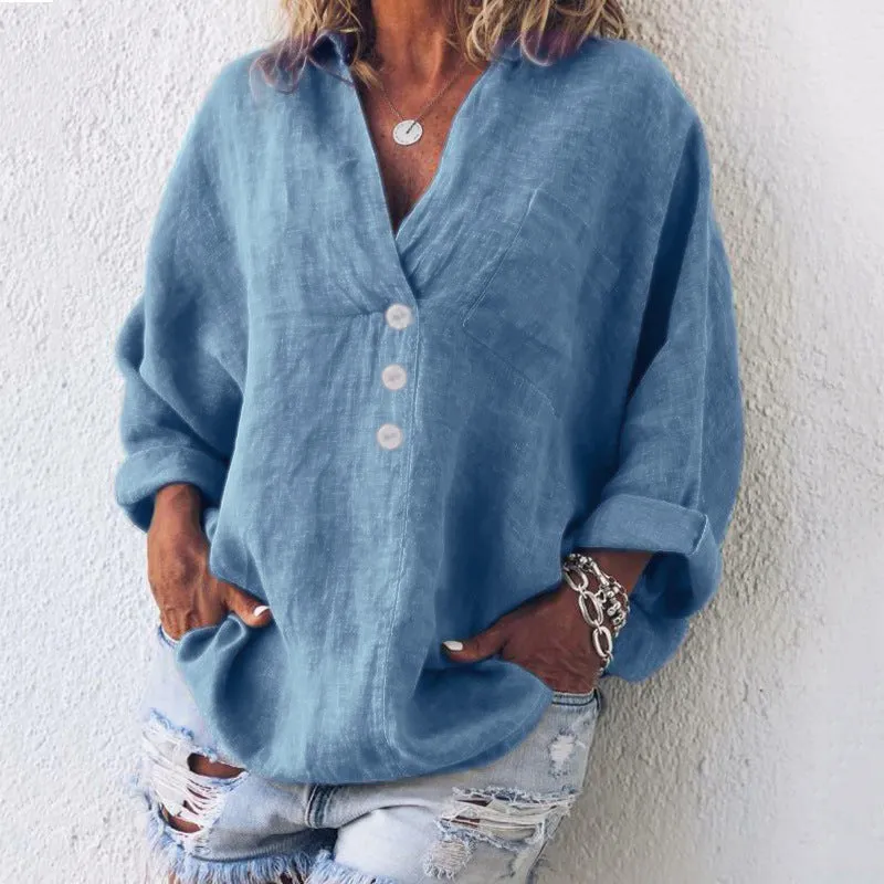 Maya - Elegant linen shirt
