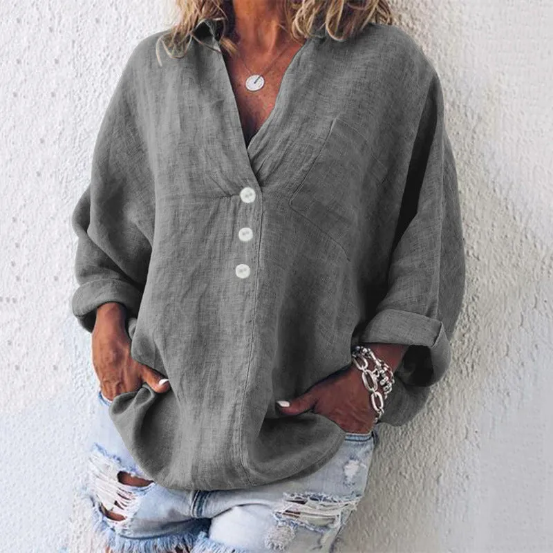 Maya - Elegant linen shirt