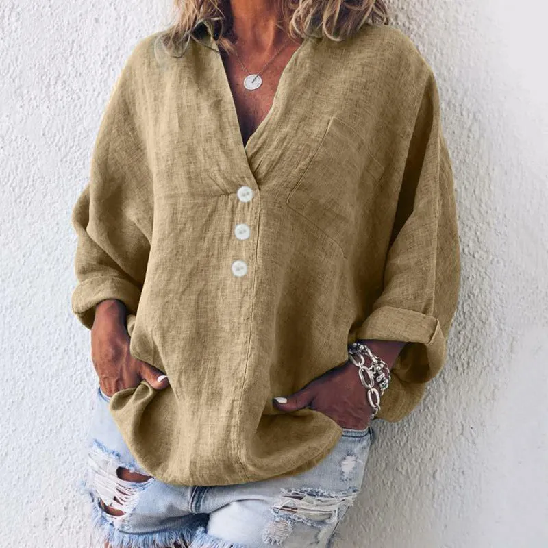 Maya - Elegant linen shirt