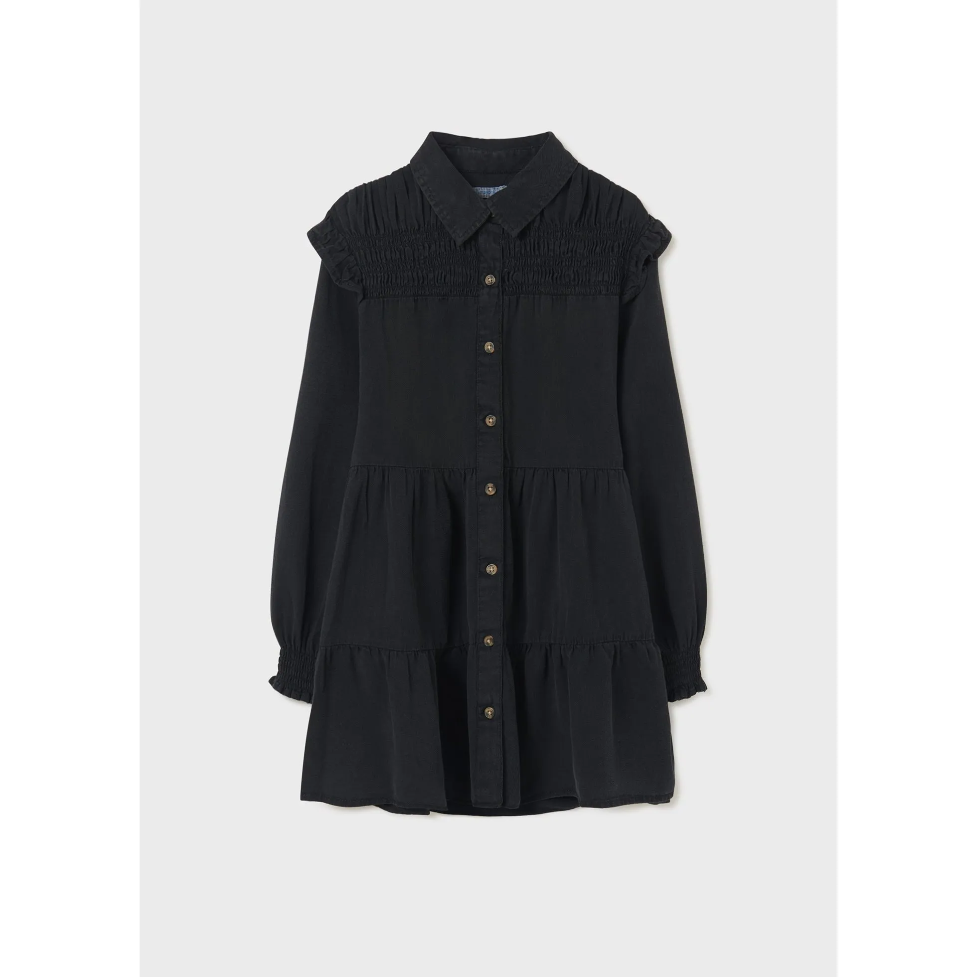 Mayoral Denim Dress - Grey