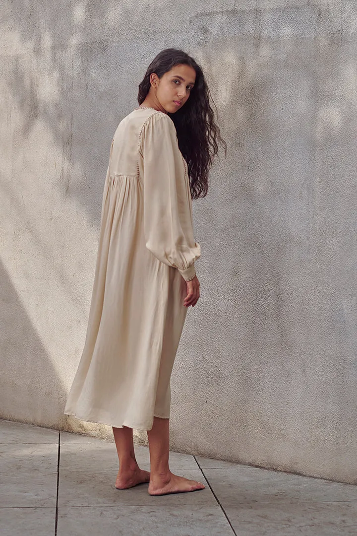 Meadow Corn Husk Maxi Dress