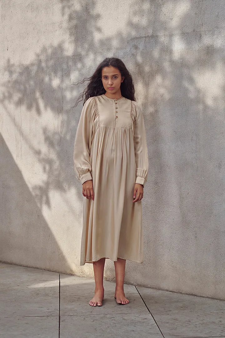 Meadow Corn Husk Maxi Dress