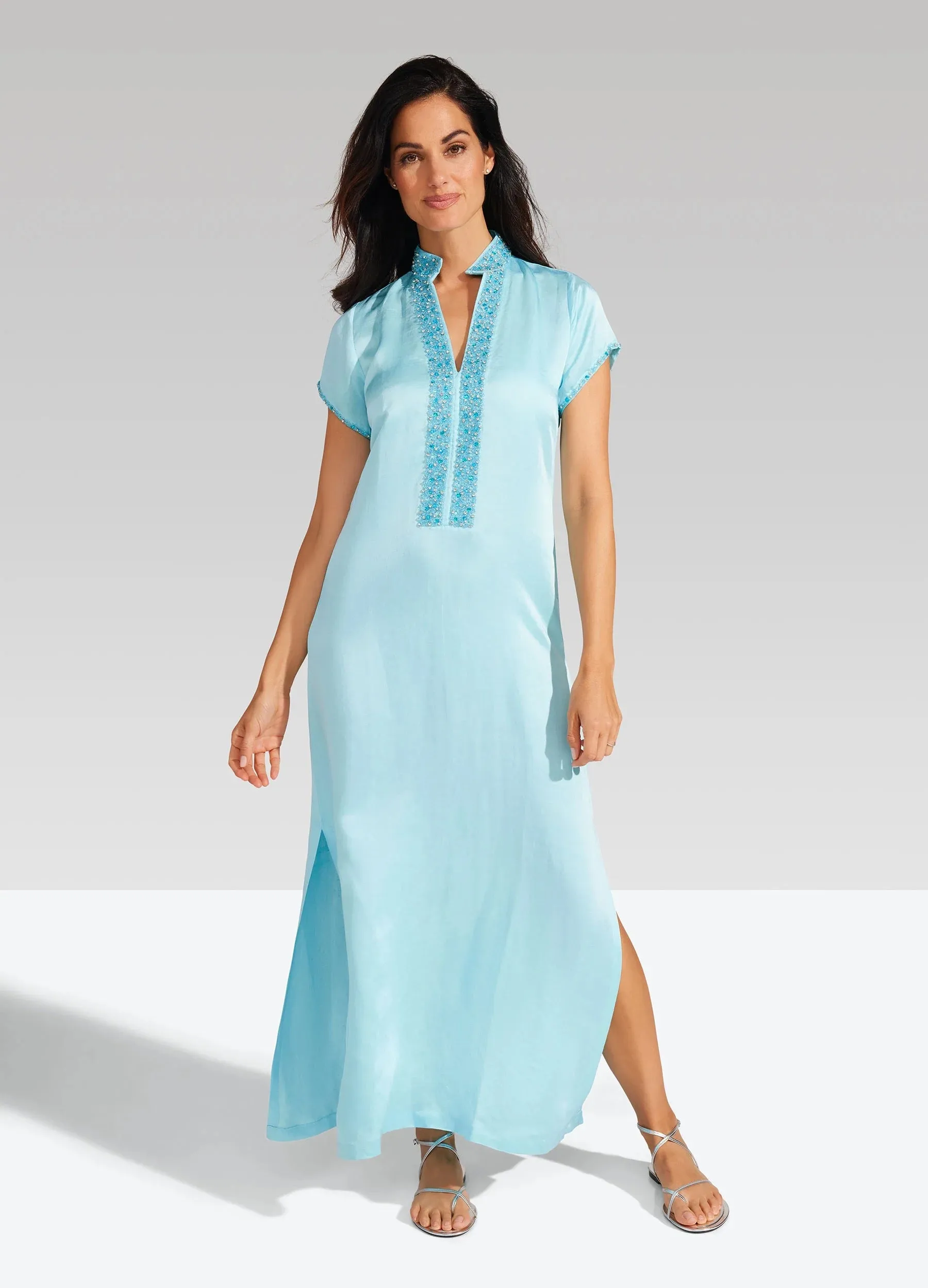 Meg Cap Sleeve Caftan