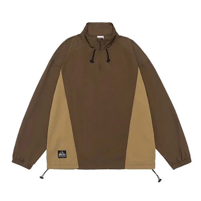 Men's Relaxed-Fit Windproof Jacket with Drawstring Hem