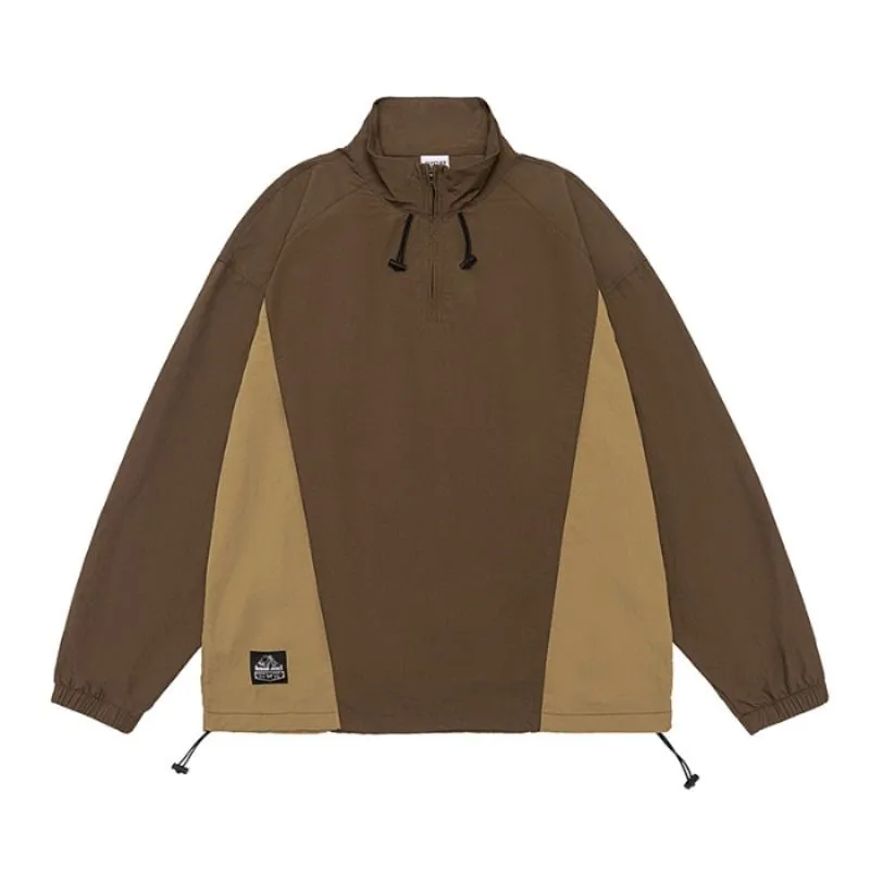 Men's Relaxed-Fit Windproof Jacket with Drawstring Hem