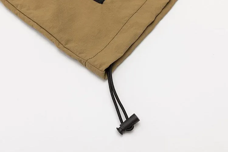 Men's Relaxed-Fit Windproof Jacket with Drawstring Hem