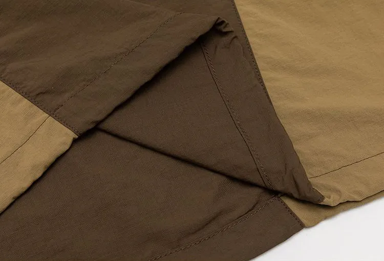 Men's Relaxed-Fit Windproof Jacket with Drawstring Hem