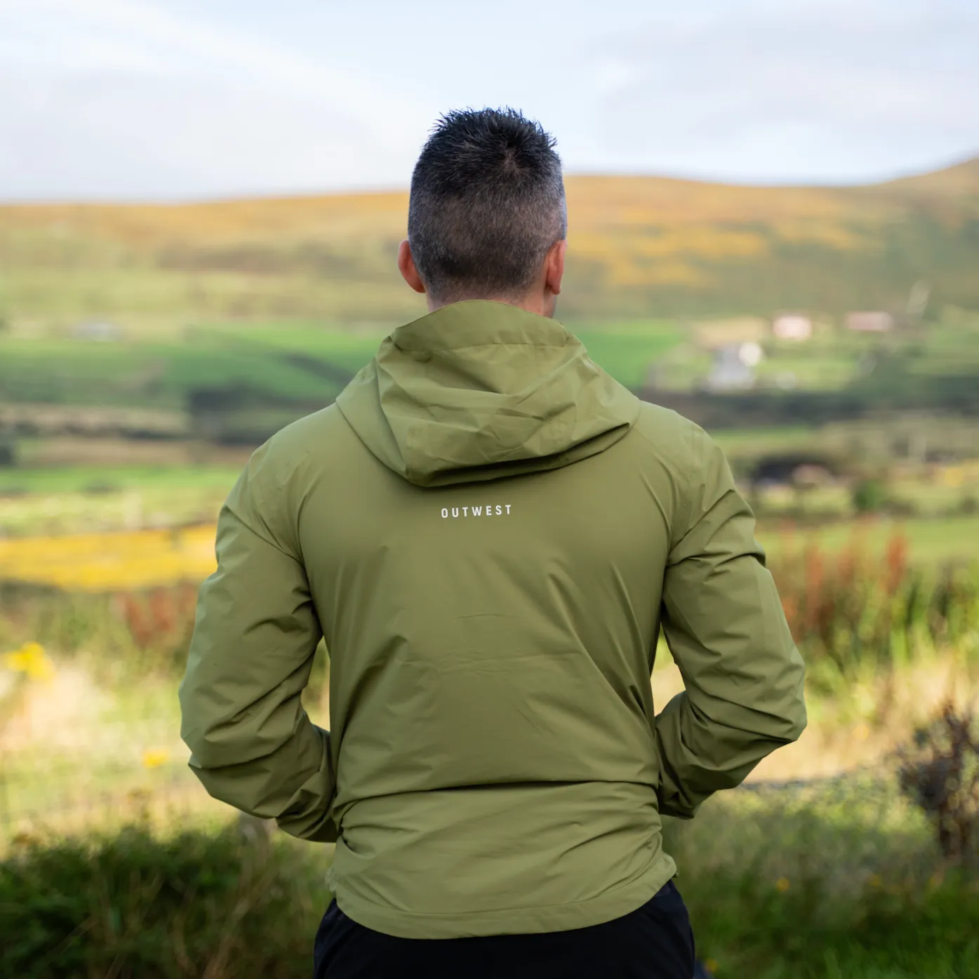 Mens Séasúr Waterpoof Jacket - Olive Green