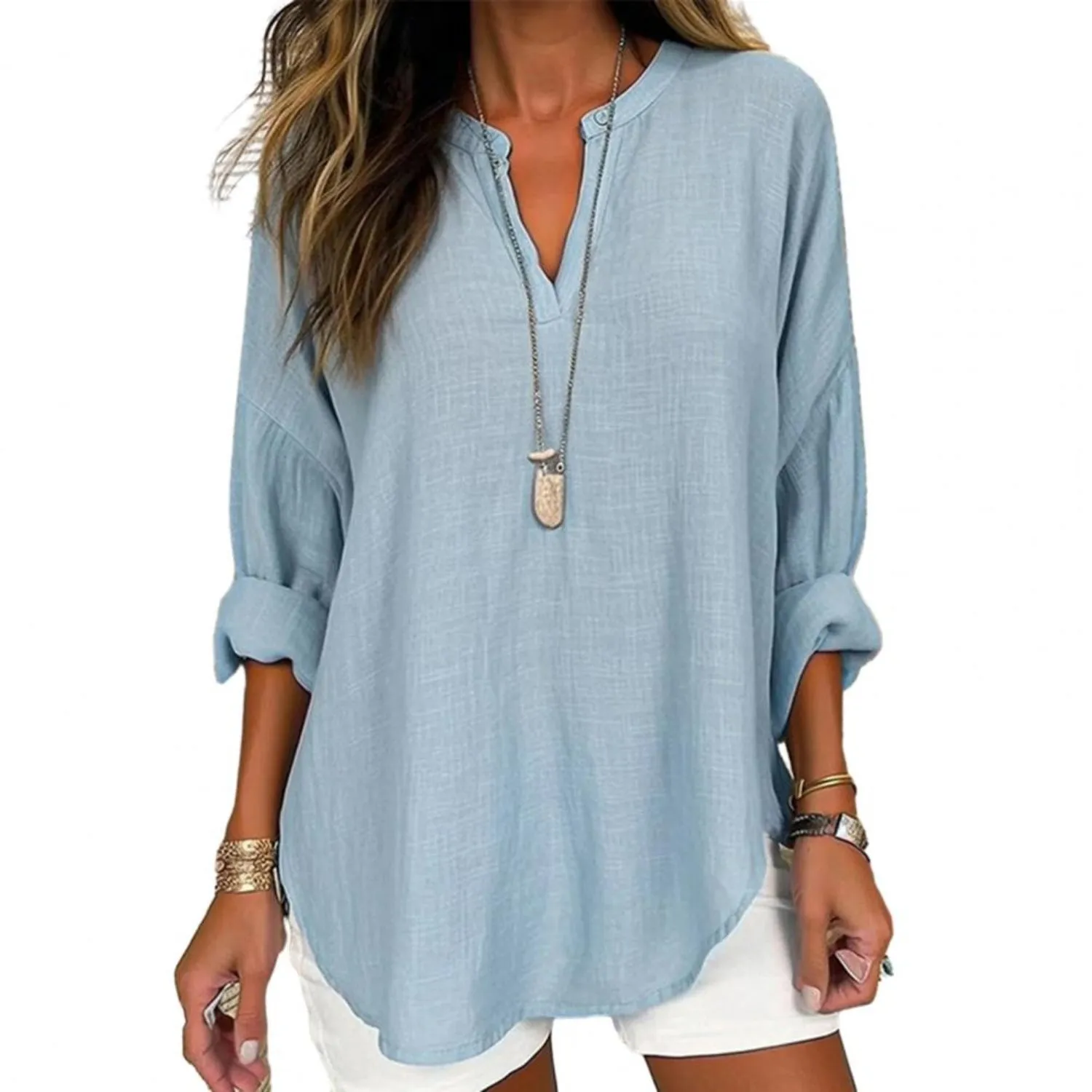 MiaMilana - Stylish linen blouse