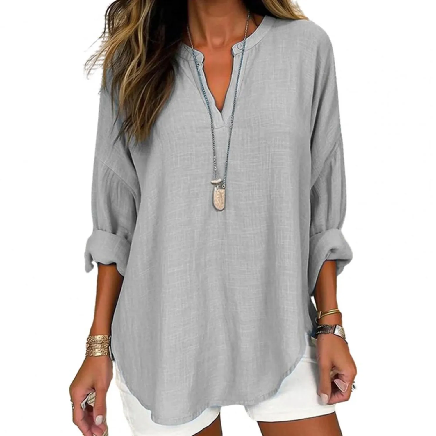 MiaMilana - Stylish linen blouse