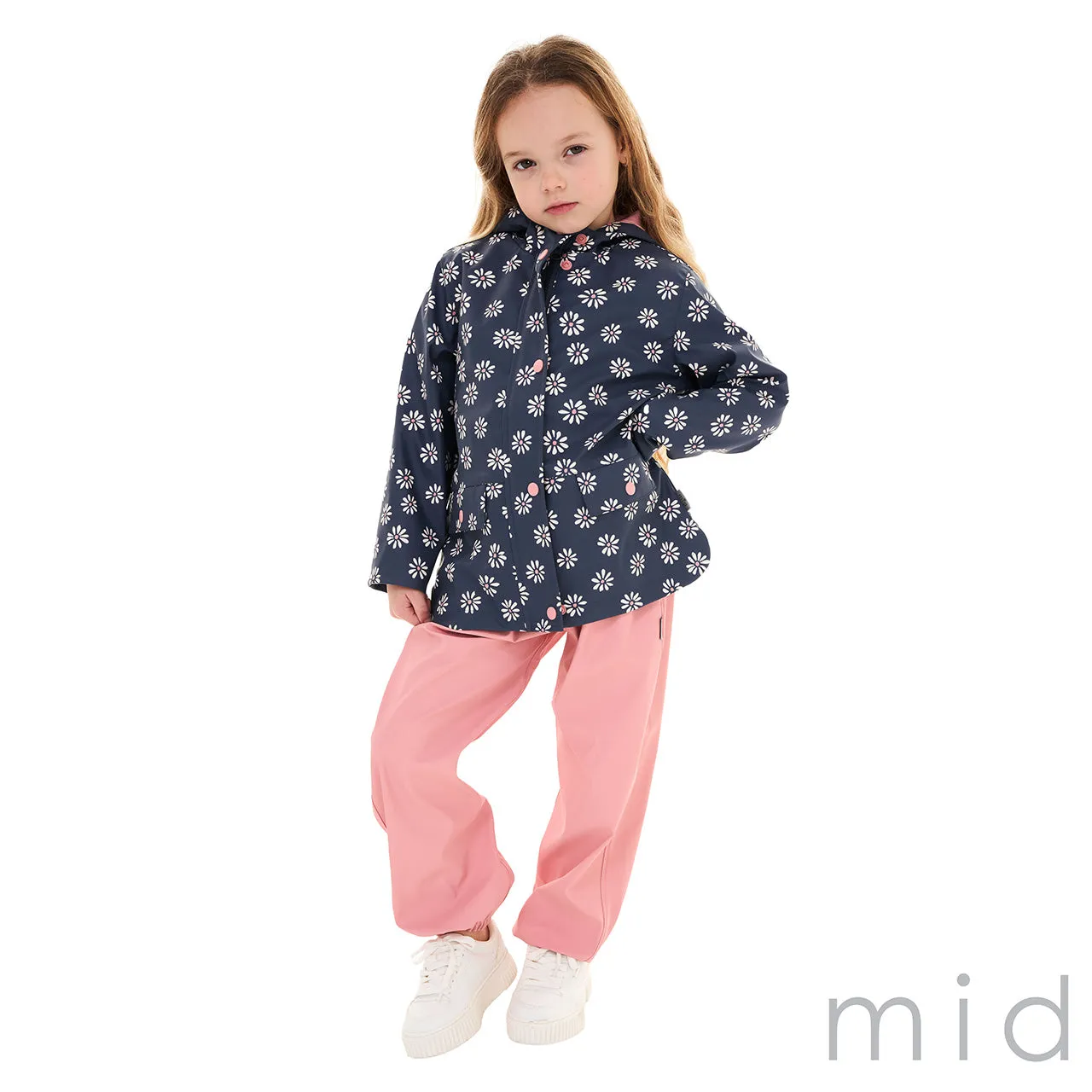 M.I.D. Toddler and Children Girls Mid-Season Rain Jacket - (sizes 2-7 yrs)
